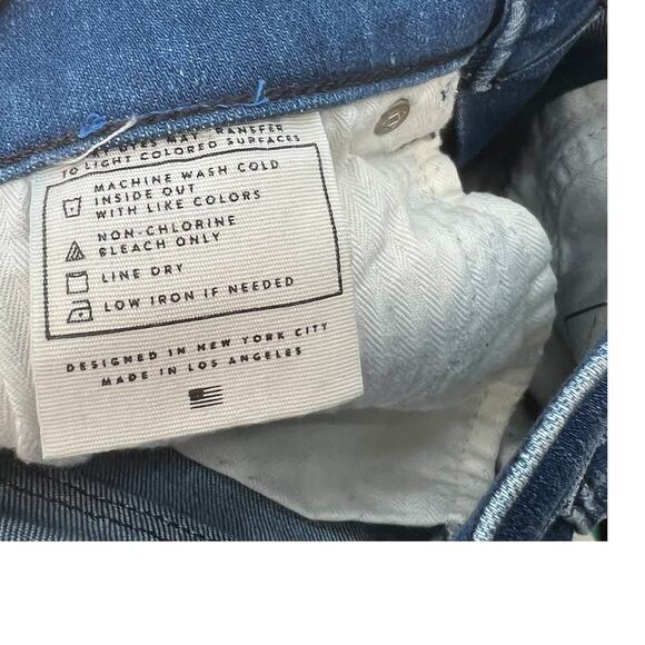 Ayr Skinny Jeans Distressed Denim Stretch Medium Wash Blue Size 25 x 30 - Picture 12 of 14